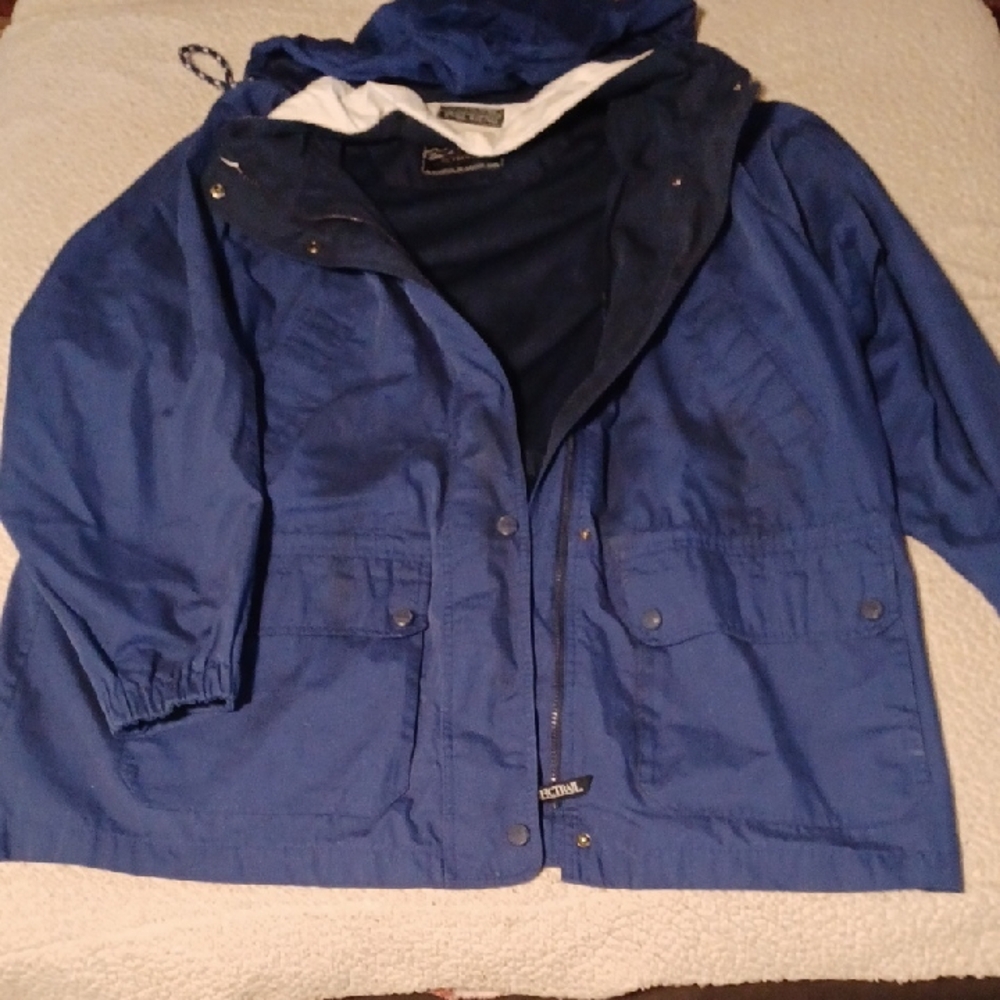 Vintage Pacific Trail Navy Blue Outdoor Jacket - Size XL